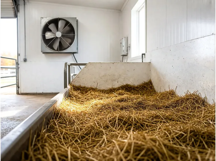 Lettiera, ventilazione e umidità: il microclima che accoglie la mandria
