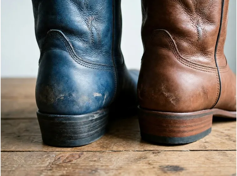 Particolare stivali cowboy