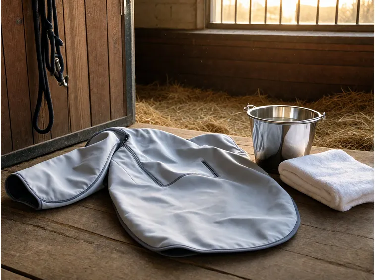 Coperta, controlli e acqua prima di riportarlo in box
