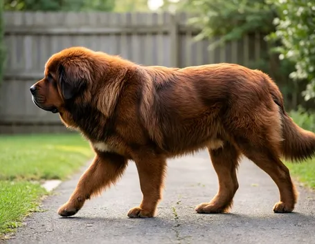 Mastino tibetano a pelo rosso