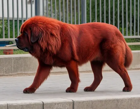 Pastore tibetano rosso