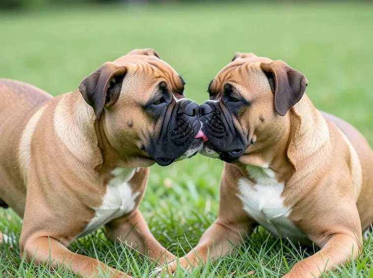 Due esemplari di boxer