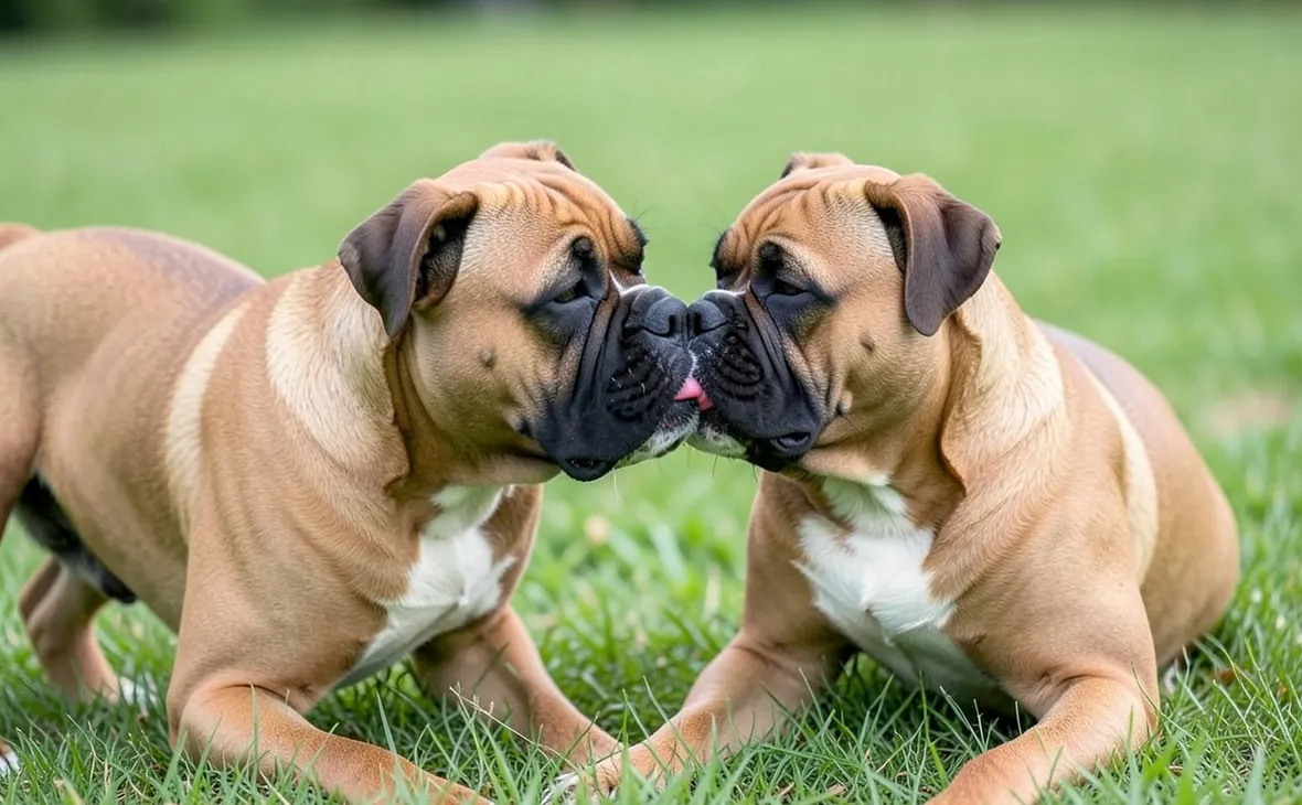 Due esemplari di boxer