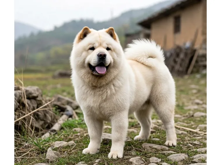Chow chow bianco