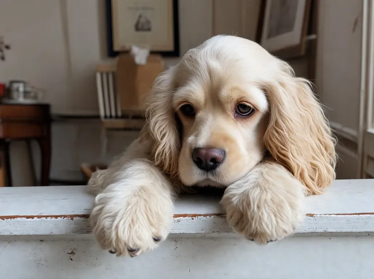 Tutta la dolcezza nello sguardo di un Cocker
