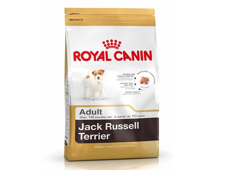 Una busta di cibo esclusivo per Jack Russell