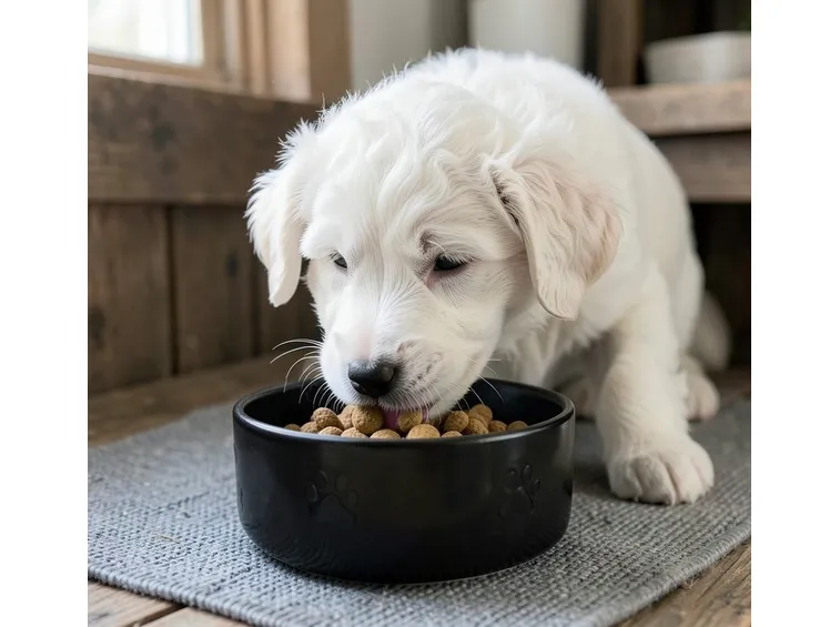cani cuccioli cibo