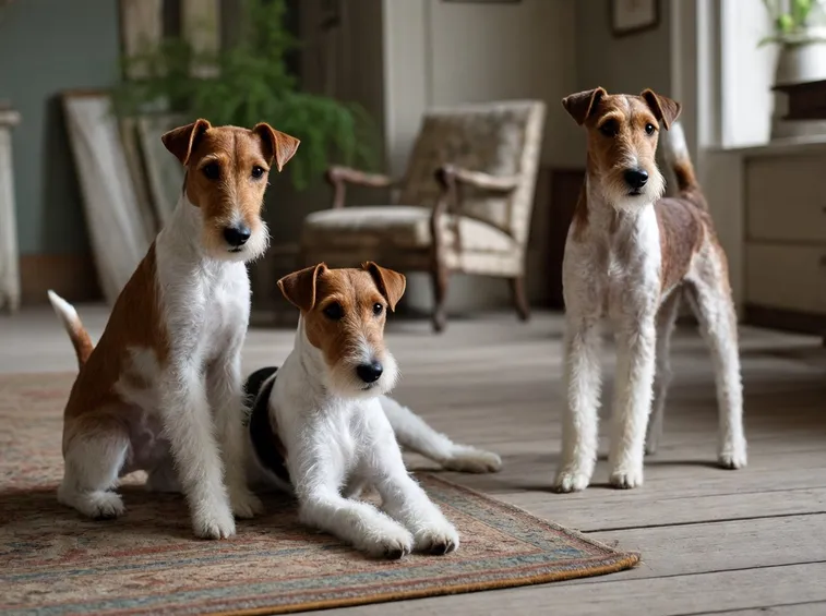 Primi esemplari di fox terrier