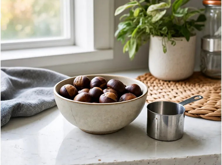 Quantità consigliata di castagne cotte