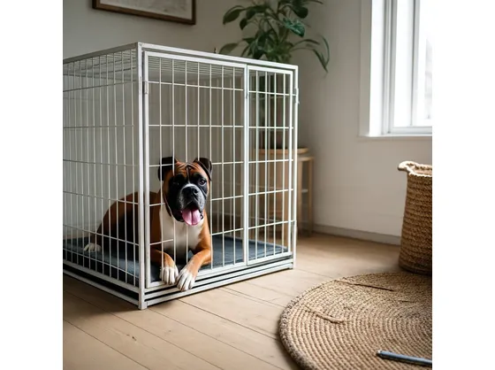 cane in gabbia