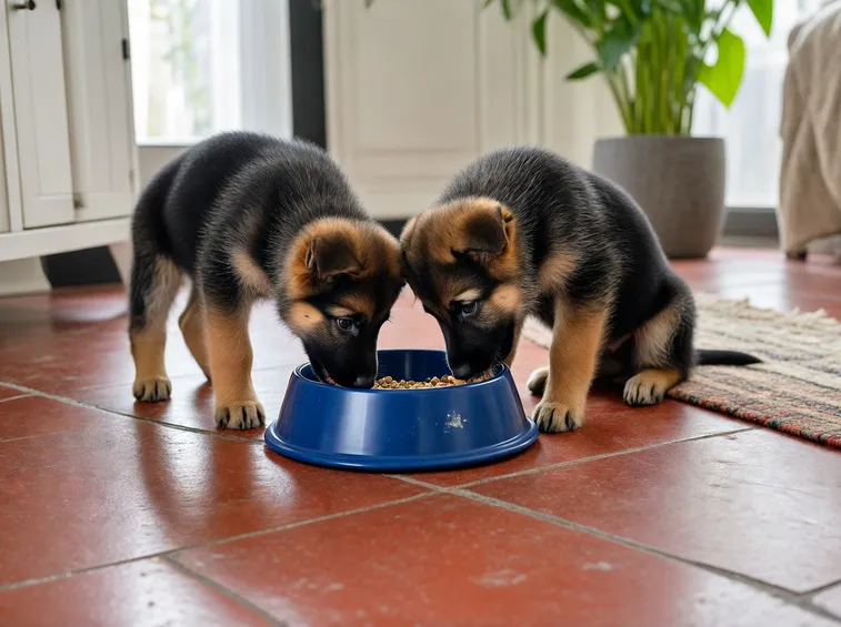 cani che mangiano