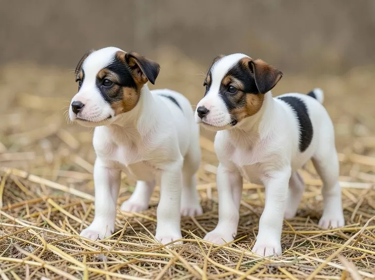 coppia di fox terrier
