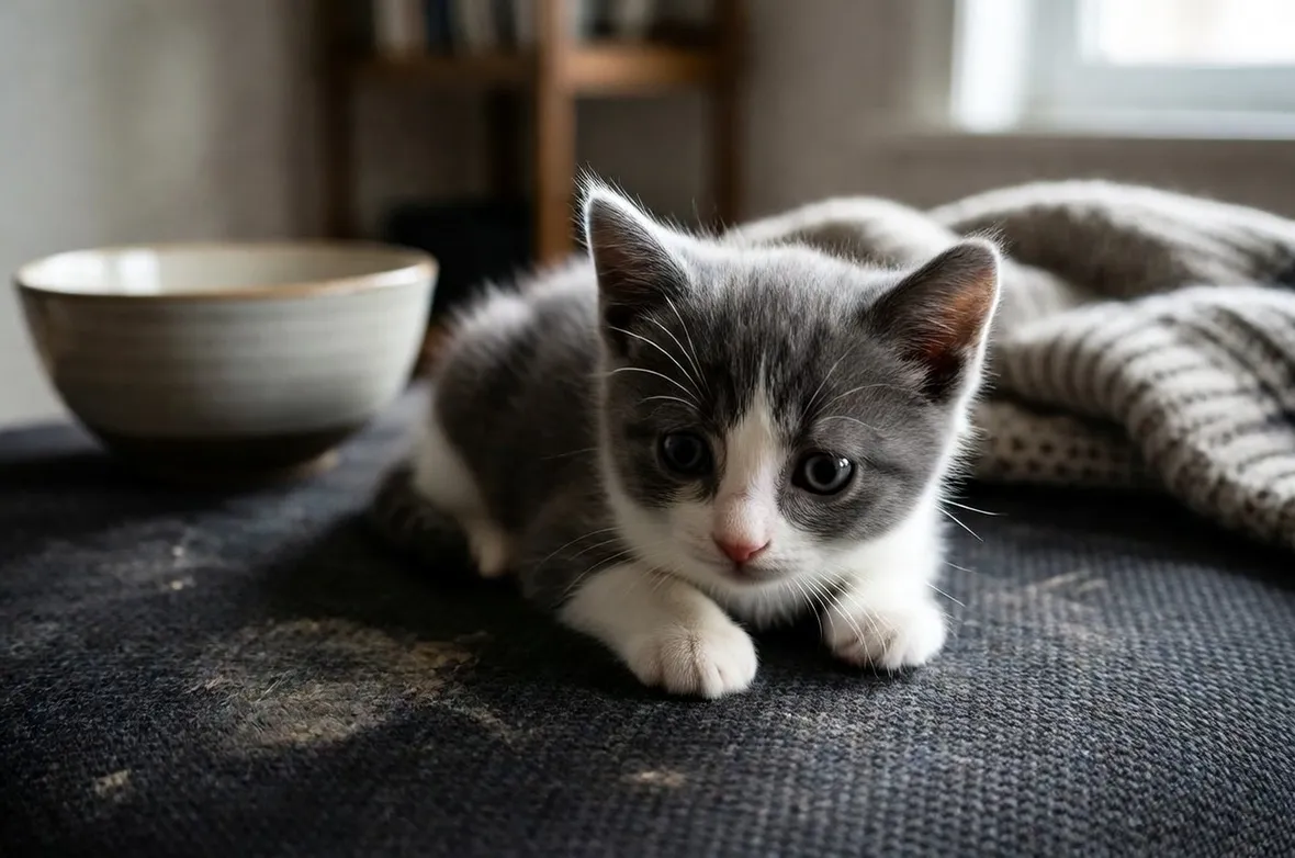 gatto ammalato