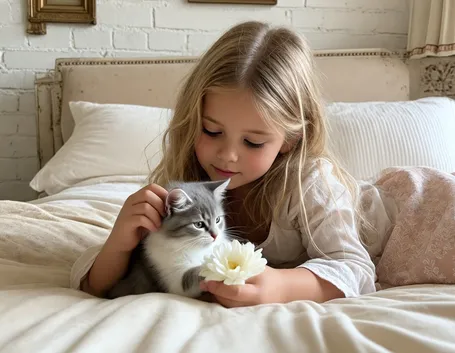 gatti e bambini
