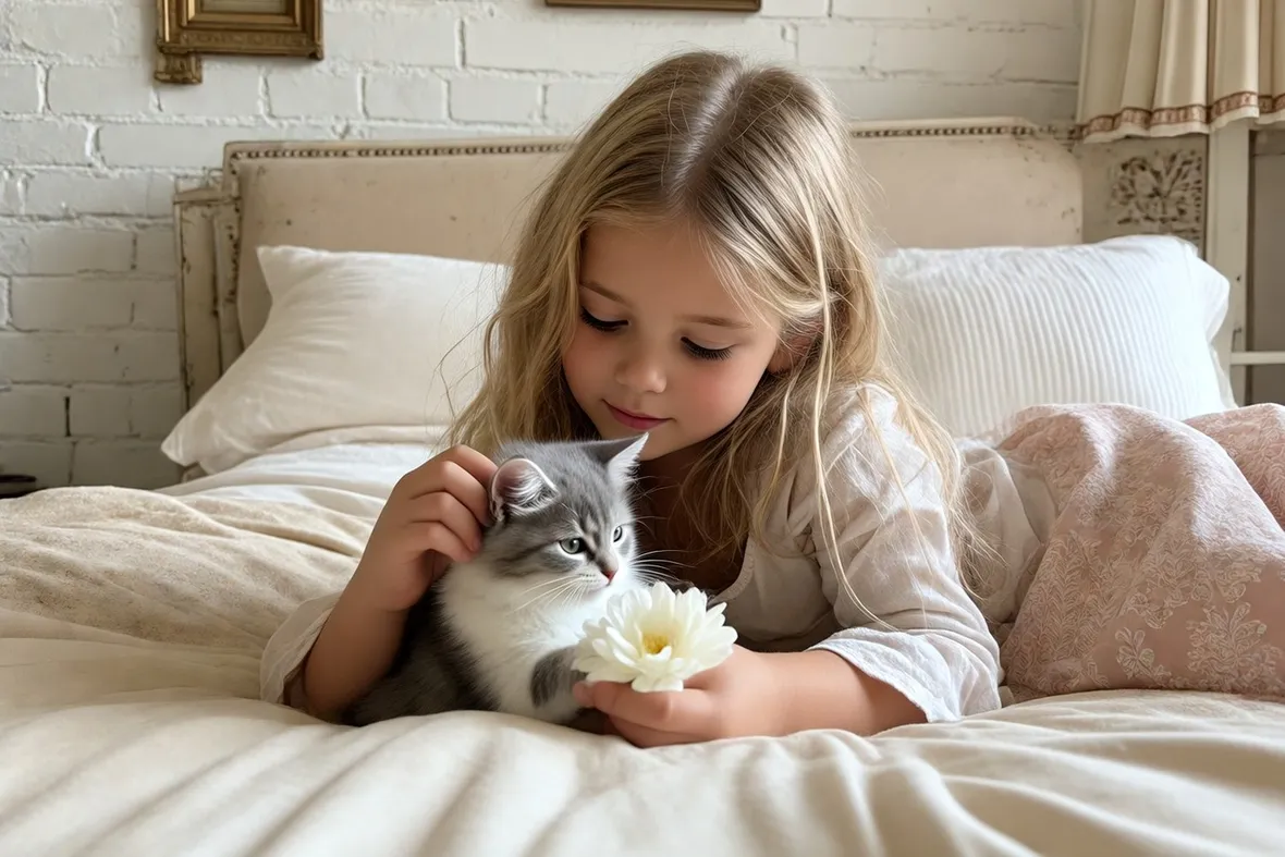 gatti e bambini