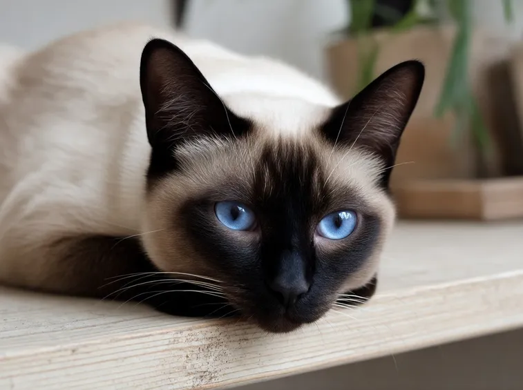 Piccolo di gatto siamese