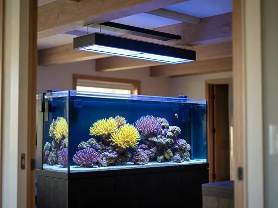 Schema plafoniera LED per acquario