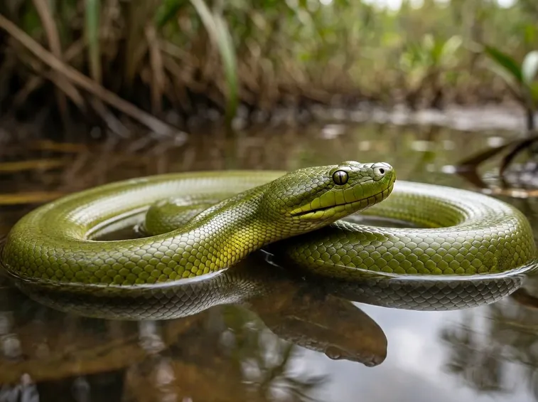 Anaconda verde