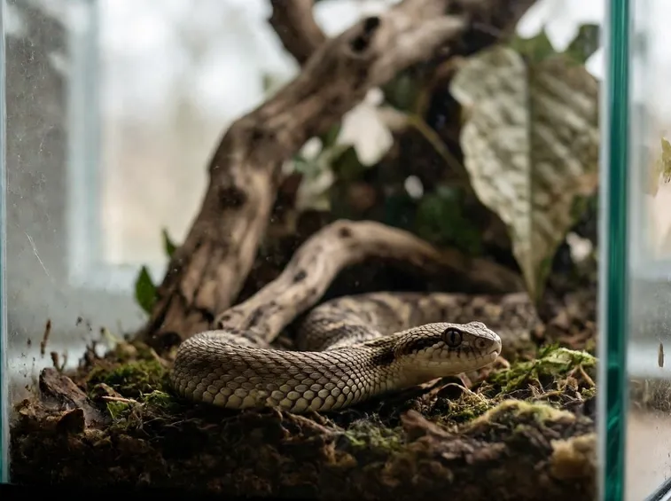 Abbassare temperatura e luce del terrario in modo graduale