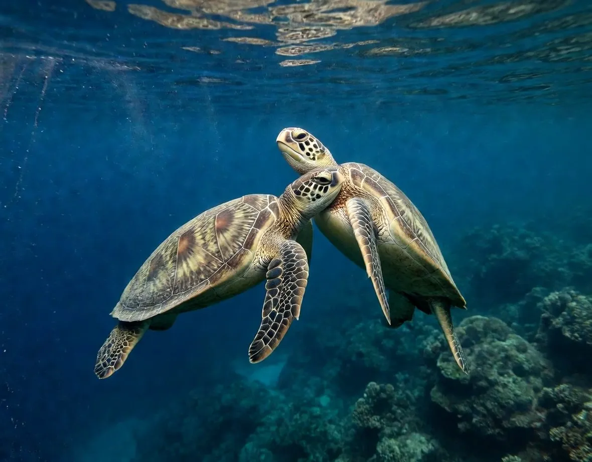accoppiamento tartarughe marine