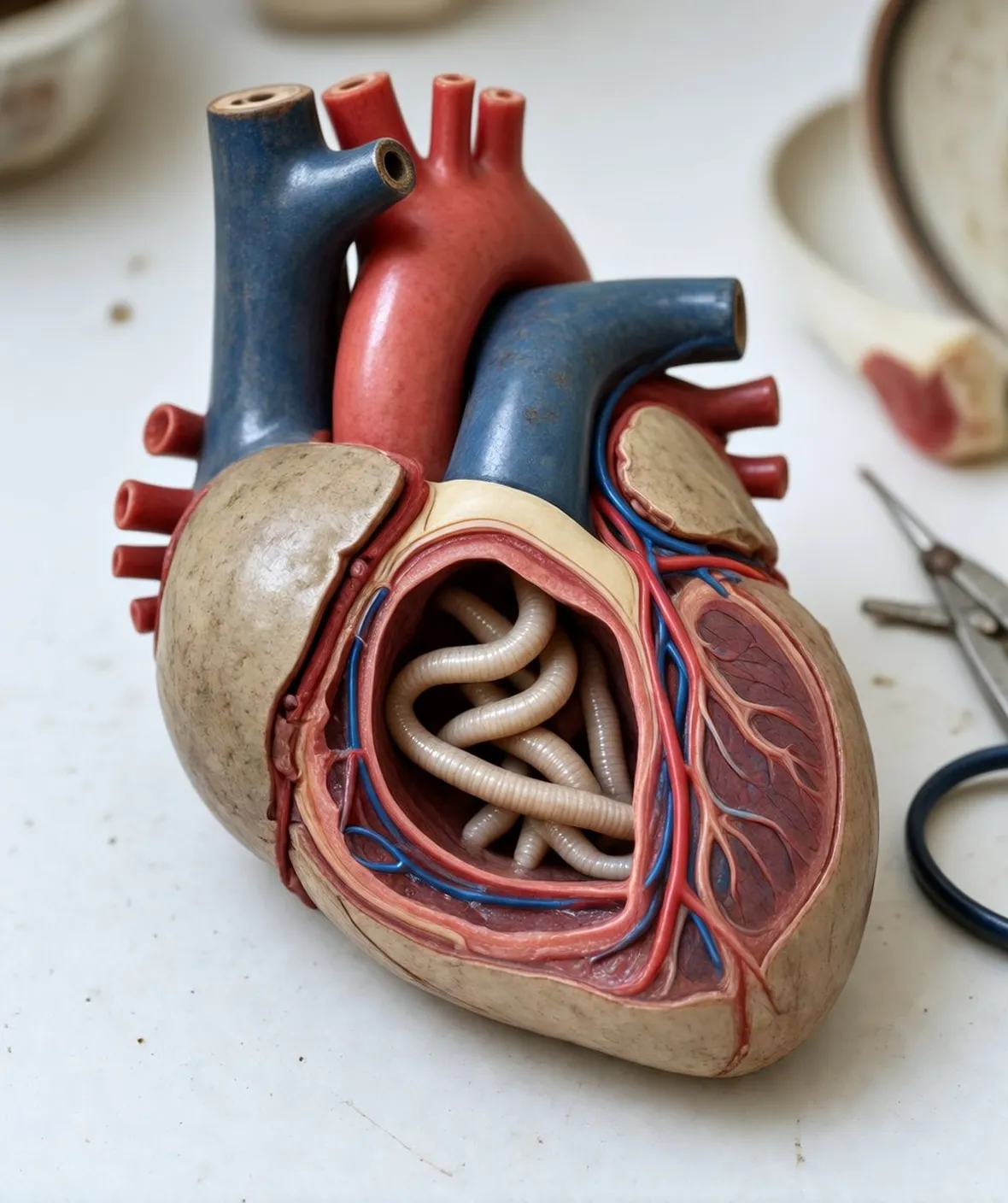 Filaria in sede cardiaca